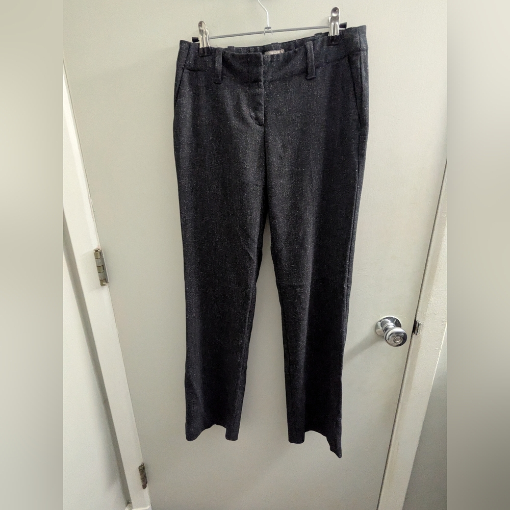 J. Jill Dark Gray Women's Modern Trousers Office Work Classic EUC Same Day Ship